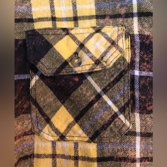 Smokey Bear Jeep Art Flannel Shirt - Picture 5 of 9